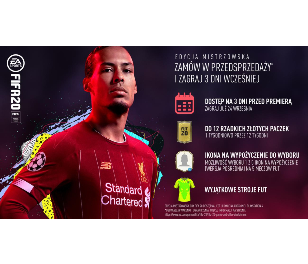 EA FIFA 20 Edycja Mistrzowska Xbox One - 502096 - zdjęcie 2